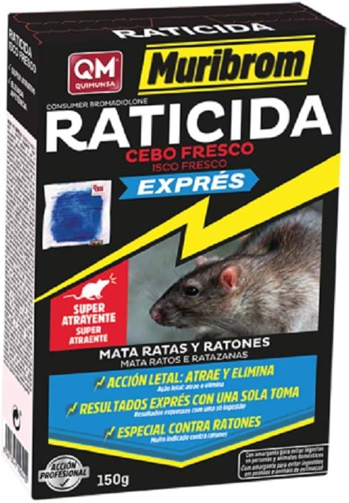 MURIBROM RATICIDA CEBO FRESCO 150G