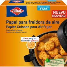 ALBAL PAPEL FREIDORA AIRE 16CM 25U