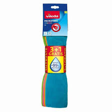 VILEDA BAYETA MICROFIBRA COLORS 3 PLUS 1