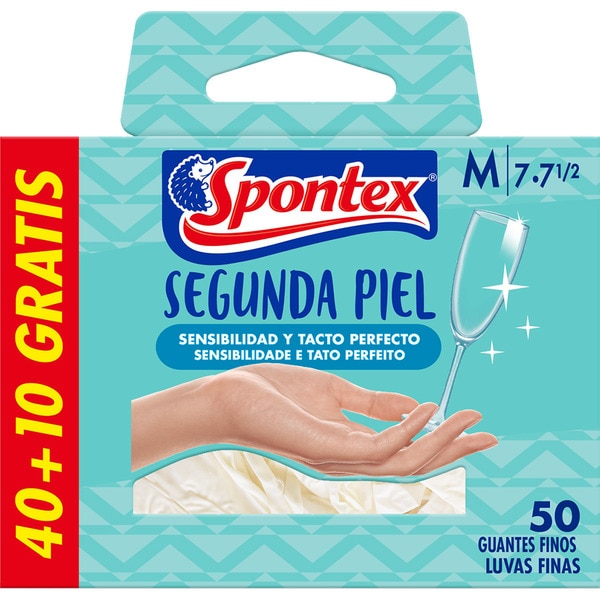 SPONTEX GUANTE SGDA PIEL TM 40 PLUS 10