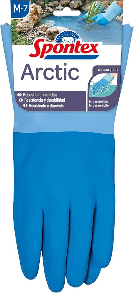 SPONTEX GUANTES LATEX 10U T7 7.5