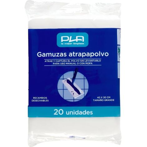 MIHOGAR GAMUZA ATRAPAPO 20U 40X30cm