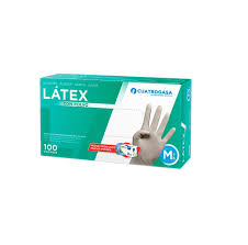 4GASA GUANTES LATEX C CON 100 TG 8 9