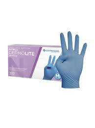 4GASA GUANTES NITR DERMO AZUL 100 S