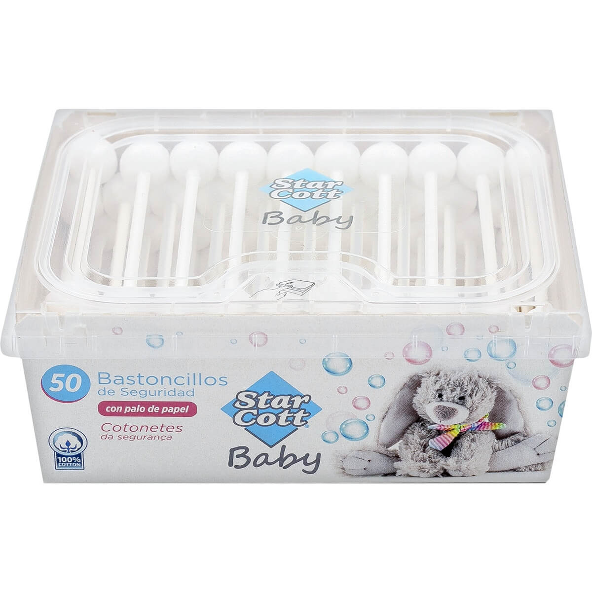 STAR COTT BASTONCITOS HIG SEGUR 50U