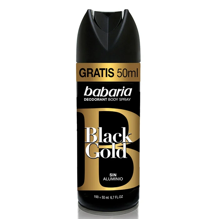 BABARIA DEO SP 200 MEN BLACK GOLD