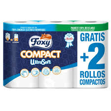 FOXY PAPEL HIG S SOFT 4 PLUS 2R AZUL